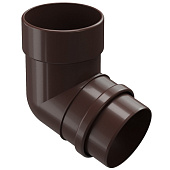 Купить Колено трубы Docke ПВХ Lux D141/100 мм угол 72 градуса Шоколад по низкой цене