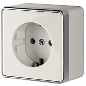 Купить Розетка Werkel Gallant WL15-02-02 одноместная с заземлением и защитными шторкам Слоновая кость по низкой цене