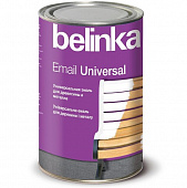 Купить Эмаль Belinka Email Universal B1 универсальная глянцевая белая 0,9 л по низкой цене