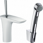 Купить Смеситель Hansgrohe PuraVida 15275400 для раковины c гигиеническим душем по низкой цене