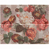 Купить Плитка Estima Milagro Decor Flowers 03 керамическая, матовая, 504х9х200 мм, 2 шт. по низкой цене