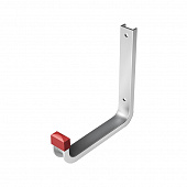 Купить Крюк настенный, 140x150 мм, алюминий, серебро анод. по низкой цене