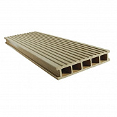 Купить Доска Eurodeck Даббл Натур террасная 3000х139х27 мм по низкой цене