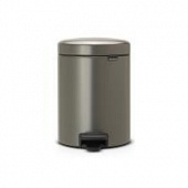 Купить Бак Brabantia newicon мусорный, платиновый, 5 л по низкой цене