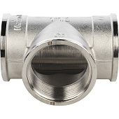 Купить Тройник Stout SFT-0020-000112 1 1/2 дюйма никелированный с внутренней резьбой по низкой цене
