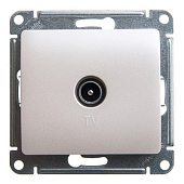 Купить Розетка Schneider Electric Glossa GSL000691 TV оконечный одноместный перламутр по низкой цене