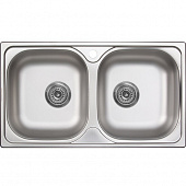 Купить Мойка Zigmund & Shtain Rechteck 780D.8 кухонная стальная Лён по низкой цене