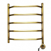 Купить Полотенцесушитель Domoterm Лаура бронза П5 электрический, правое подключение 500х700 мм по низкой цене