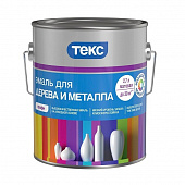 Купить Эмаль Текс Профи для дерева и металла база А матовая 2,7 л по низкой цене