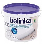 Купить Краска Belinka для стен и потолков ослепительно белая 10 л по низкой цене