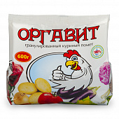 Купить Удобрение куриный помет Оргавит 600 г по низкой цене