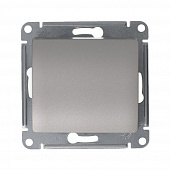 Купить Выключатель проходной одноклавишный Schneider Electric Глосса без рамки платина по низкой цене