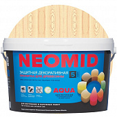 Купить Пропитка Neomid Bio Color Aqua для древесины бесцветная 9 л по низкой цене