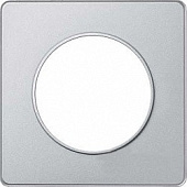 Купить Рамка Schneider Electric Odace S53P802 алюминий одноместная по низкой цене