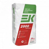 Купить Клей ЕК 2000 Keramik для керамической плитки 25 кг по низкой цене