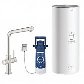 Купить Смеситель Grohe Red Duo New 30325DC1 для кухни с водонагревателем по низкой цене