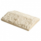 Купить Доска KR Professional 87530 накрывочная, из искусственного камня, двухскатная, бежевая по низкой цене