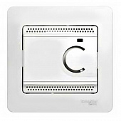 Купить Терморегулятор для пола Schneider Electric Глосса белый по низкой цене