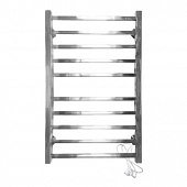 Купить Полотенцесушитель Domoterm Квадро DMT 109-S П10 электрический, скрытая проводка 530х860 мм по низкой цене