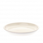 Купить Подставка керамическая d24,5 см белая по низкой цене