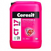 Купить Грунтовка Ceresit СТ 17 PRO глубокого проникновения морозостойкая 5 л по низкой цене