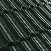 Купить Черепица Metrotile Metroclassic композитная темно-зеленая по низкой цене