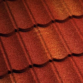 Купить Черепица Metrotile Metrobond композитная красно-желтая по низкой цене