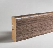 Деревянный, металлический, пластиковый напольный плинтус.