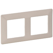 Купить Рамка Legrand Valena Life 754142 жемчуг двухместная по низкой цене