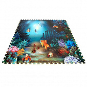 Купить Мягкий пол Eco Cover Ekoprom Океан цветная плитка по низкой цене