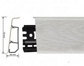 Деревянный, металлический, пластиковый напольный плинтус.