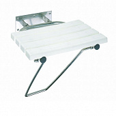 Купить Сиденье Bemeta Help Program 301102182 для душа откидное с опорной ножкой по низкой цене