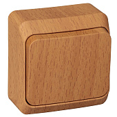 Купить Выключатель Schneider Electric Этюд BA10-001T одноклавишный бук по низкой цене