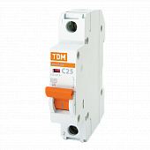Купить Автоматический выключатель TDM electric ВА 47-29 4,5 кА С 25А 1П по низкой цене
