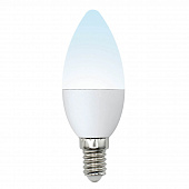 Купить Лампа Uniel Multibright LED-C37-6W/E14 матовая 4000K светодиодная по низкой цене
