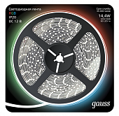 Купить Лента Gauss LED 312000414 5050/60-SMD светодиодная IP20 14,4W 12V DC RGB 5 м по низкой цене