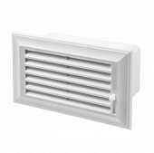 Купить Решетка Vents Пластивент 572 торцевая для плоских вентиляционных каналов по низкой цене