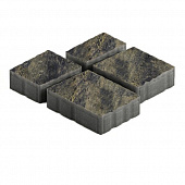 Купить Тротуарная плитка Steingot Гранито Color Mix Stein Black Gold №16 мультиформат по низкой цене