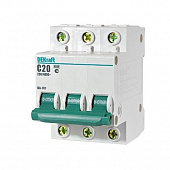 Купить Автоматический выключатель DEKraft ВА-101 3п C 20А 4.5кА по низкой цене