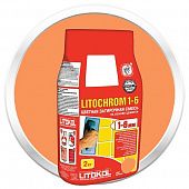 Купить Затирка Litokol Litochrom 1-6 C.700 оранжевая цементная для швов 2 кг по низкой цене