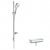 Купить Набор Hansgrohe Raindance Select E 120 27039400 душевой с термостатом белый/хром по низкой цене