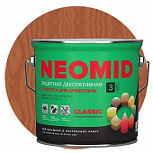 Купить Пропитка Neomid Bio Color Classic для древесины Тик 2,7 л по низкой цене