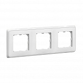 Купить Рамка Legrand Cariva 773653 белая трехместная по низкой цене