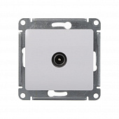 Купить ТВ-розетка Schneider Electric Глосса оконечная без рамки белая по низкой цене