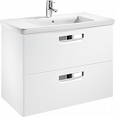 Купить Тумба Roca The Gap подвесная белая, без пенала, зеркала и раковины ZRU9302878 по низкой цене