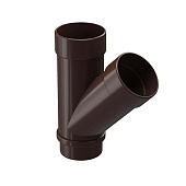 Купить Тройник трубы Docke Lux ПВХ D141/100 шоколад по низкой цене