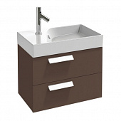 Купить Тумба Jacob Delafon Rythmik EB1300-G80 под раковину светло-коричневый лак 595х360х424 мм по низкой цене