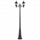 Купить Фонарный столб Maytoni Street S101-209-61-B черный E27 2х100W 220V наземный уличный по низкой цене