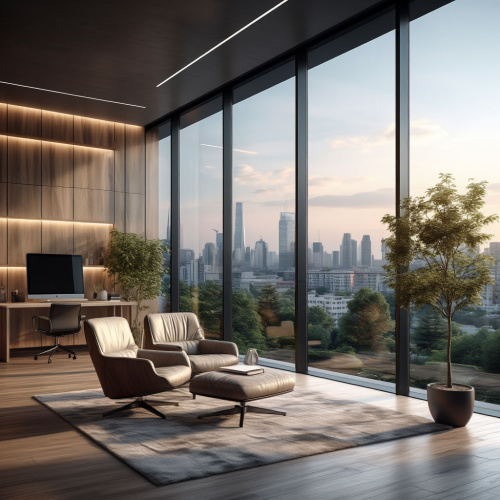 Купить Алюминиевое панорамное окно по низкой цене