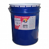 Купить Эмаль NOVOCOLOR ПФ-115 красная 25 кг по низкой цене